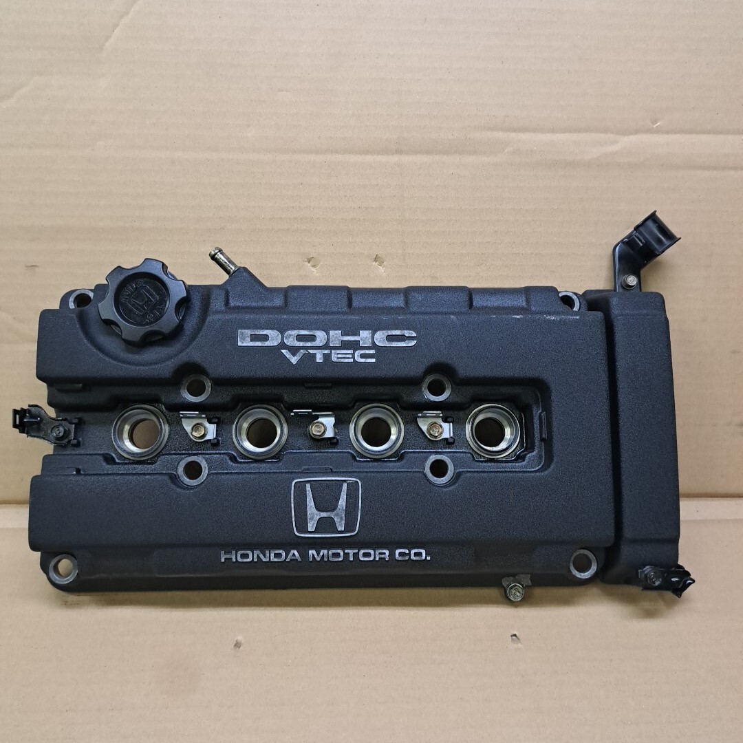 中古】B18C DC2 インテグラ エンジン本体 VTEC ヘッドカバー再塗装