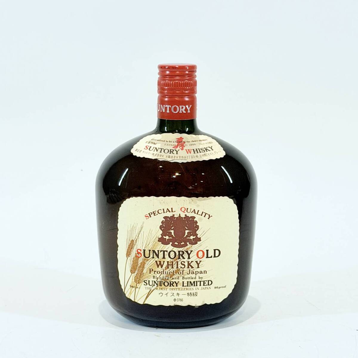Suntory Whisky ふくおか’82記念陶器ボトル 1円～☆東京/大阪発送限定☆古酒☆サントリー オールド ふくおか'82博