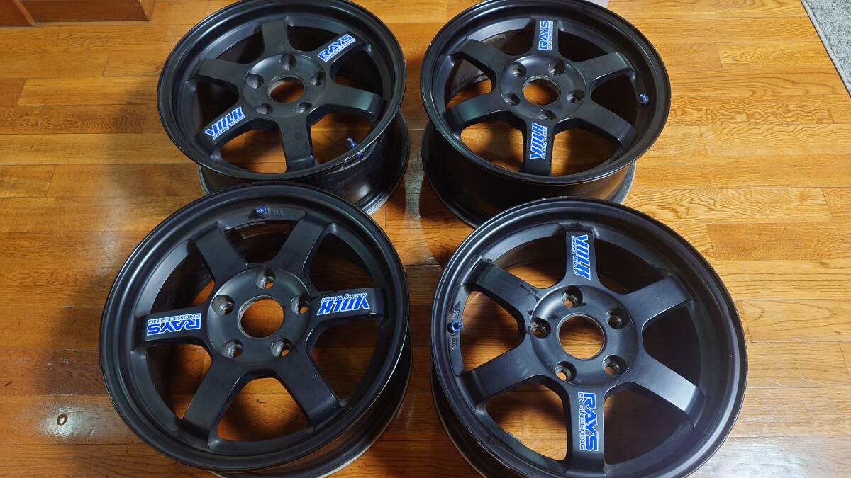 RAYS ボルクレーシング/メッシュ ホイール 15インチ 7J +2/PCD114.3 4