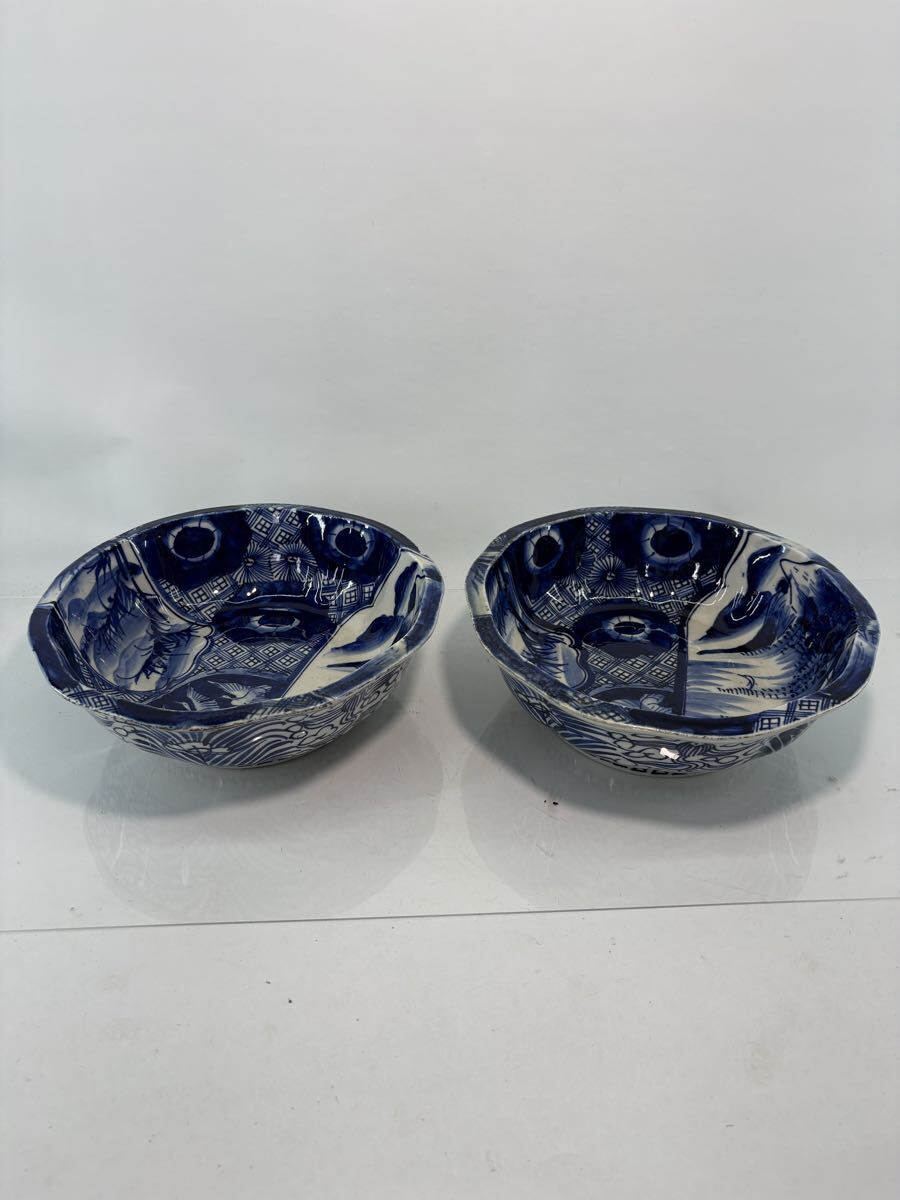 文明館】伊万里焼 手描 色絵 豆皿 小皿 20客 (明治時代) 陶磁器 こ79の