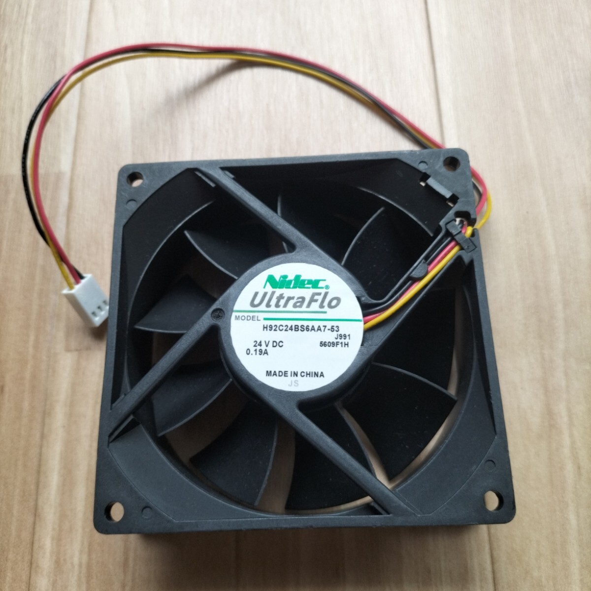 未使用】羽折れジャンク 田淵電機 三相パワコン 交換用冷却ファン
