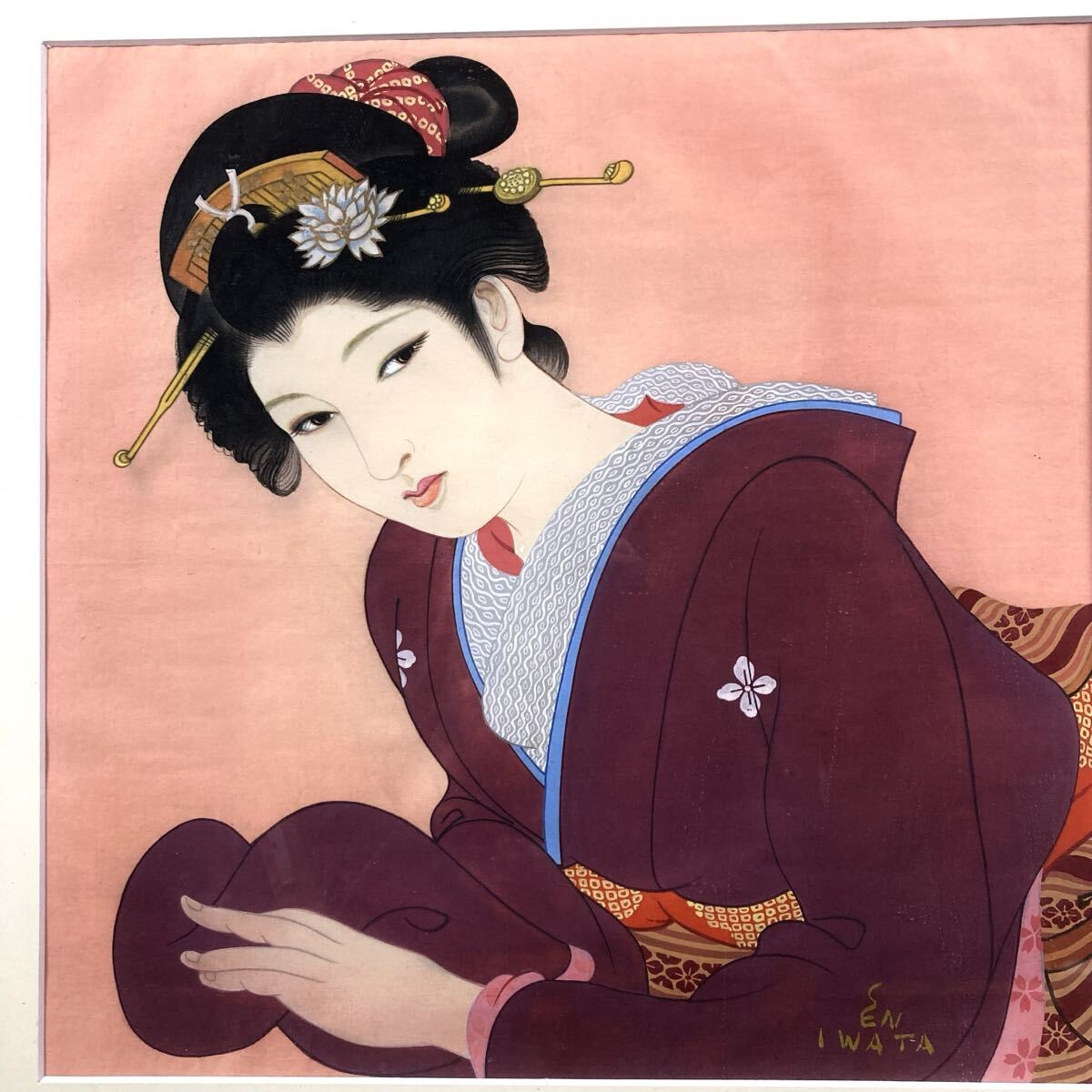 真作保証 岩田専太郎 春画 水墨画 菊池寛賞 (925) 8AA7.2の落札情報