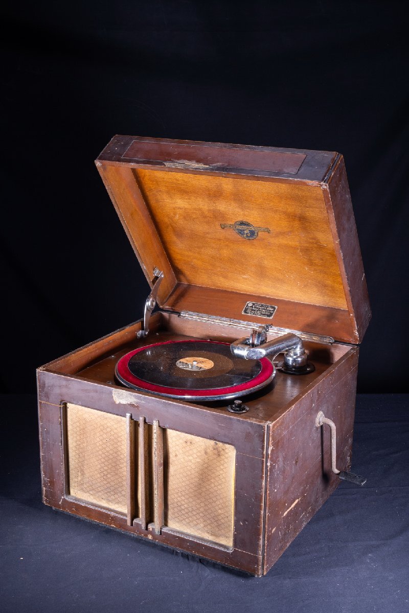 PHONOGRAPH 蓄音機型 CDプレーヤー ラジオ動作確認済み