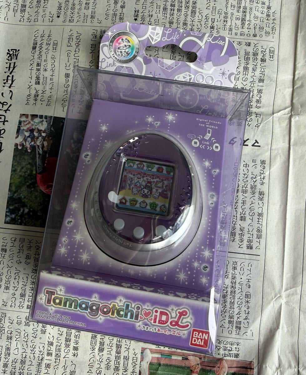 中古】作動・機能OK！たまごっちiDL たまごっち 紫色（パープル）の