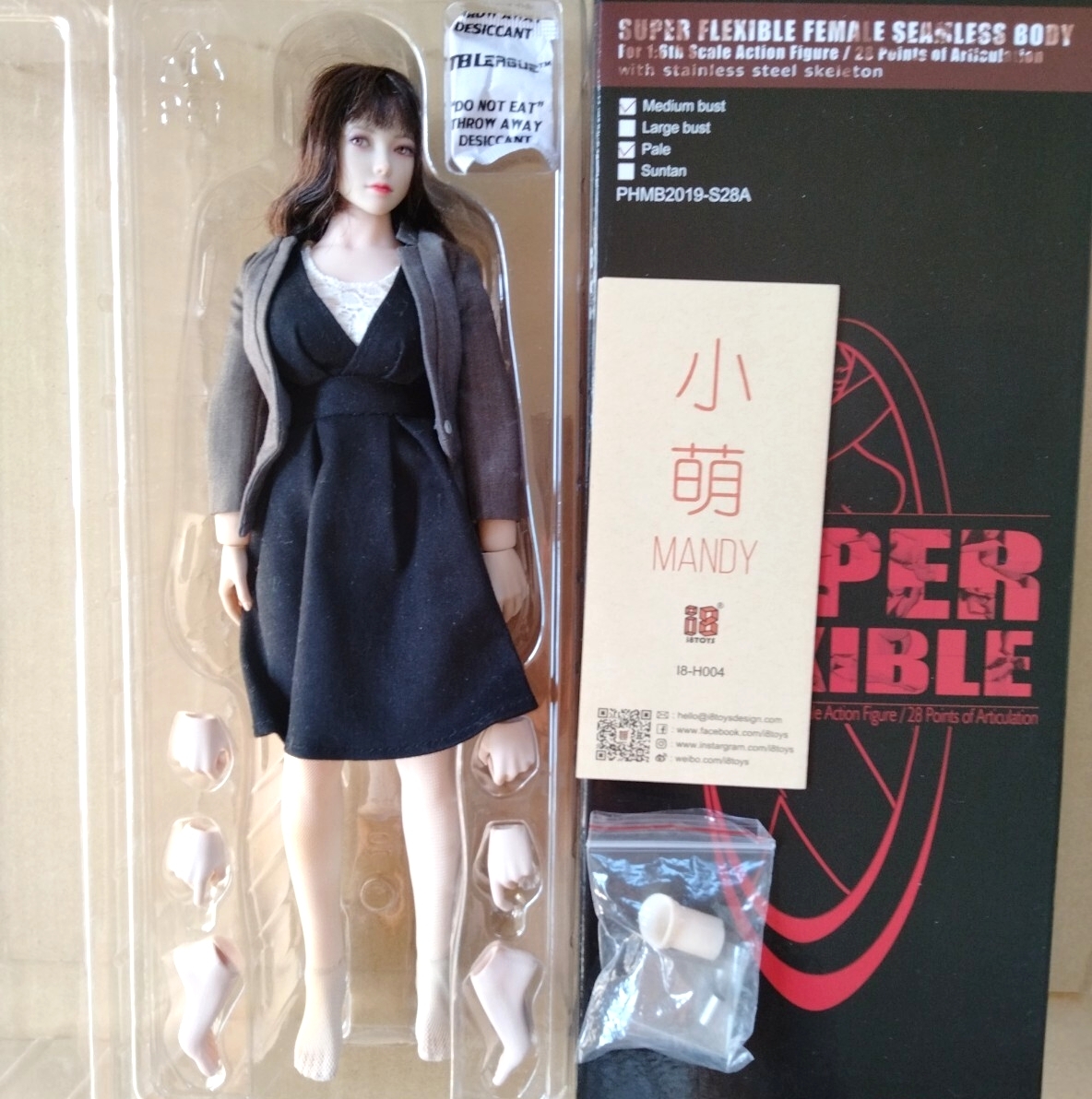 新品】1/6 カスタムドールヘッド [李奈(りな)] TBLeague,Phicen,オビツ