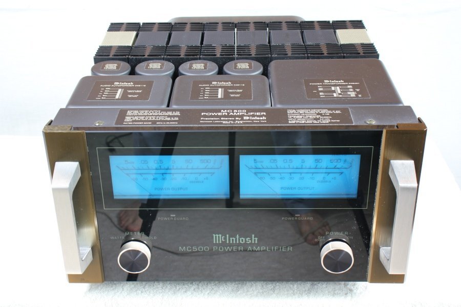 McIntosh ウッドケース パンロックレール付き パワーアンプ用