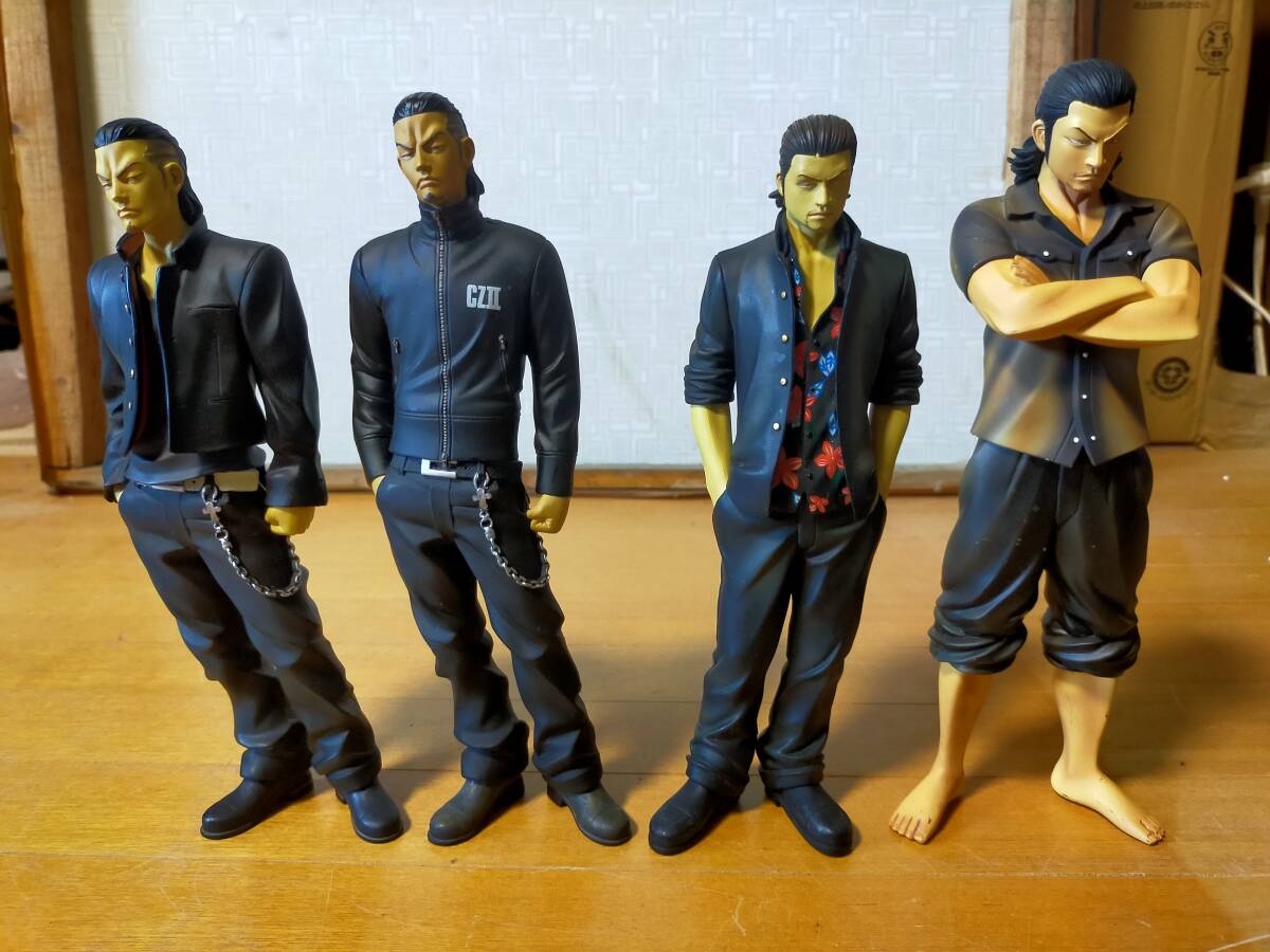 クローズ ZERO 滝谷源治 片桐拳 芹沢多摩雄 鳴海大我 制服 フィギュア クローズ ZERO 滝谷源治 片桐拳 芹沢多摩雄 鳴海大我 制服 フィギュア