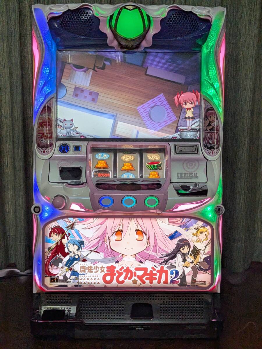 中古】夢花月 スロット実機 【音量ボリューム・家庭用電源】 山佐 超