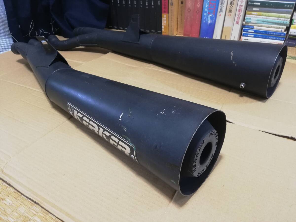 傷や汚れあり】KERKER（カーカー） K45マフラー スリップオン ZZR600