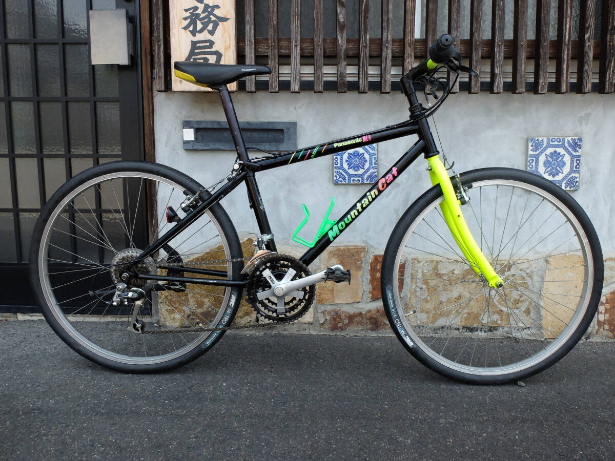 中古】オールド マウンテンバイク Panasonic MOUNTAIN CAT F 26×1.95 3
