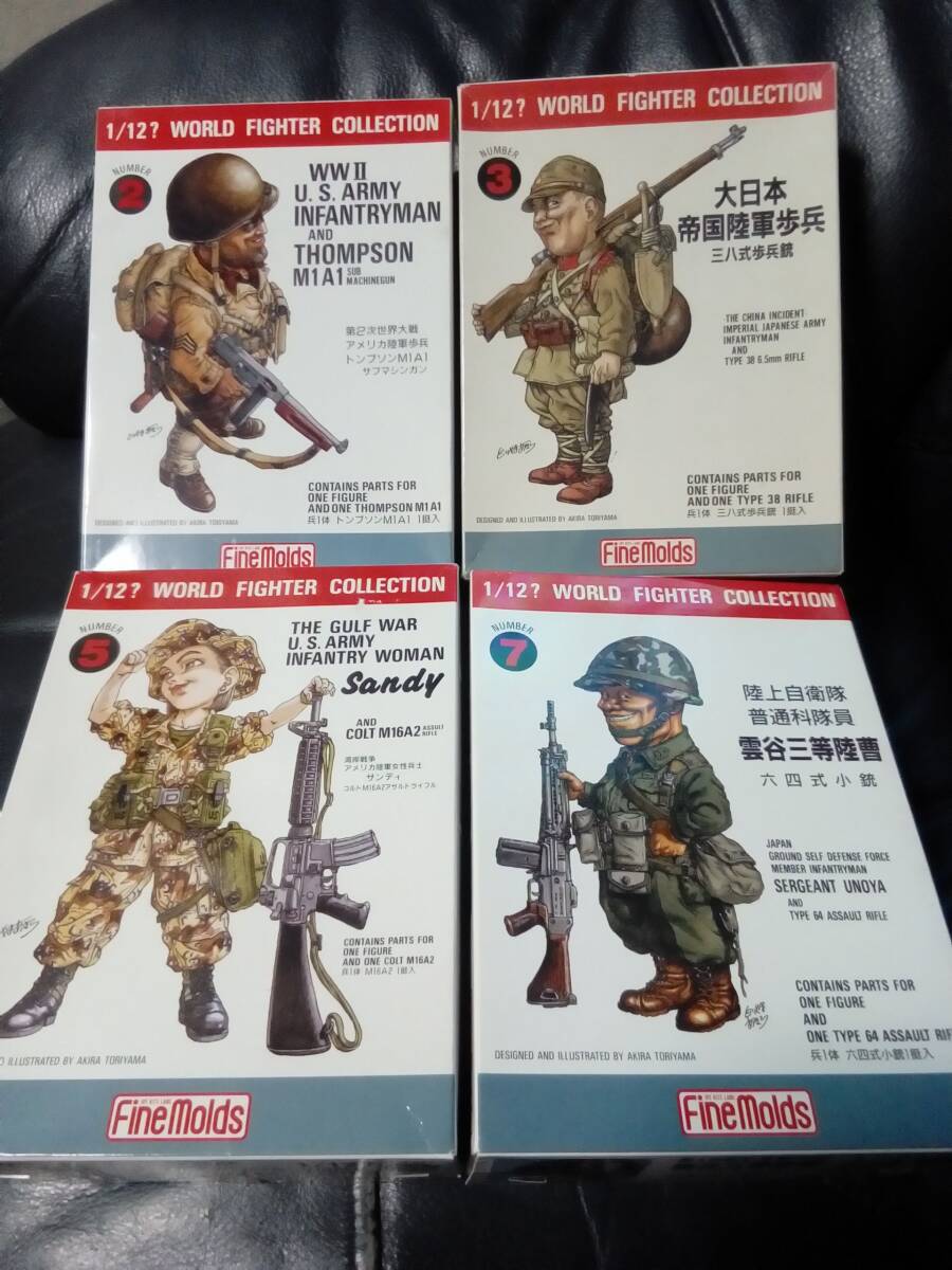 未使用】新品 ファインモールド 1/12? ワールドファイターコレクション