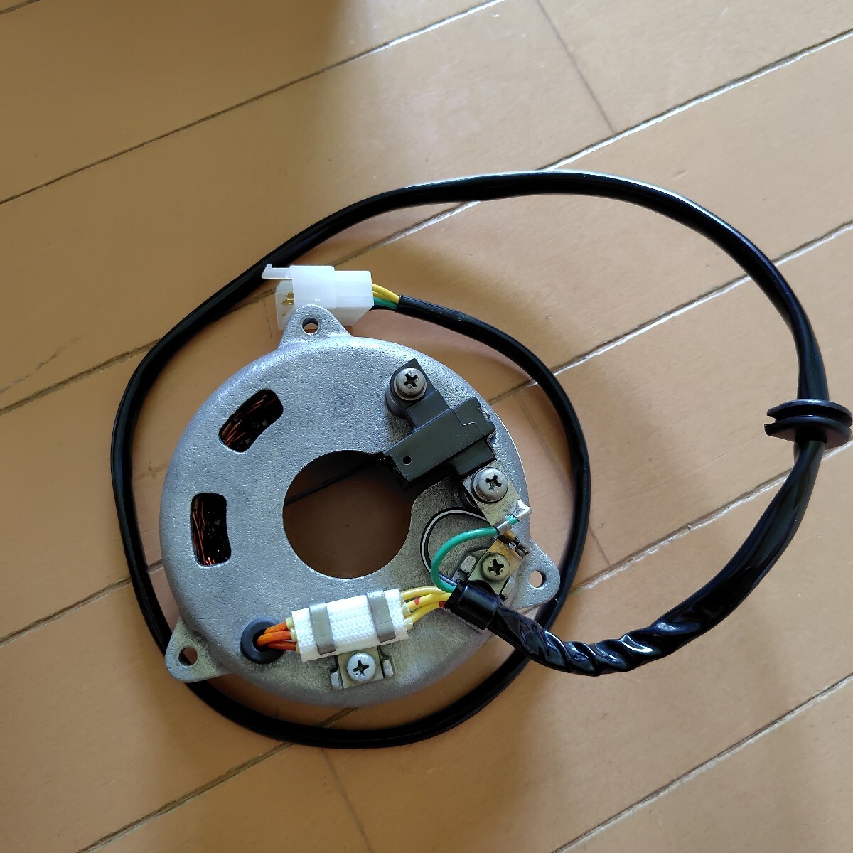 350ss ステーターコイル　マグネットローター　ジェネレーター　ポイント　kh KH250 ジェネレーター部品 ステーターコイル マグネットローターの落札