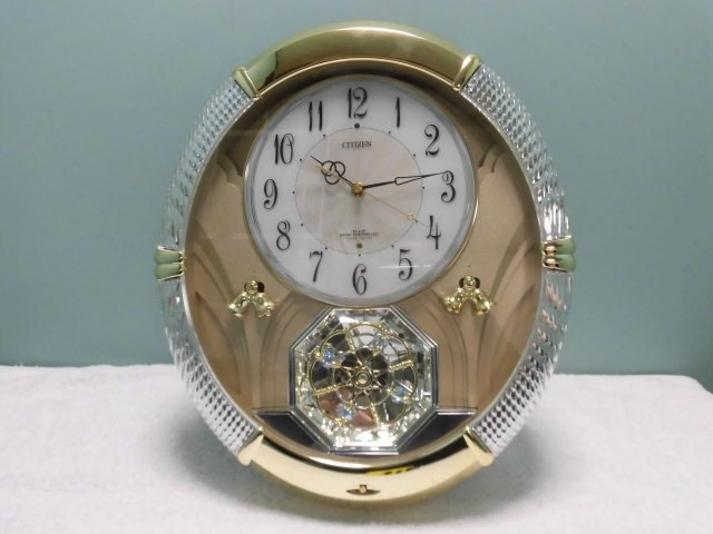20077☆Citizen シチズン 4MN430-0 パルミューズルミエル 電波掛時計