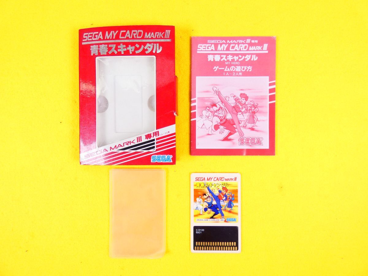 青春スキャンダル My Hero セガ SEGA 純正インスト 説明書き付き