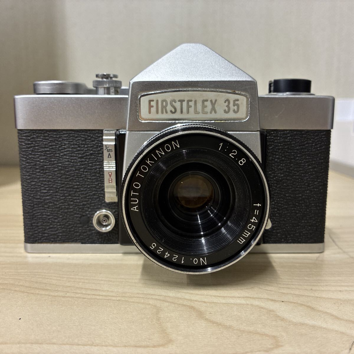 中古】希少 FIRSTFLEX 35 FIRST ANASTIGMAT 1:3.5 f=5.0cm 革ケース