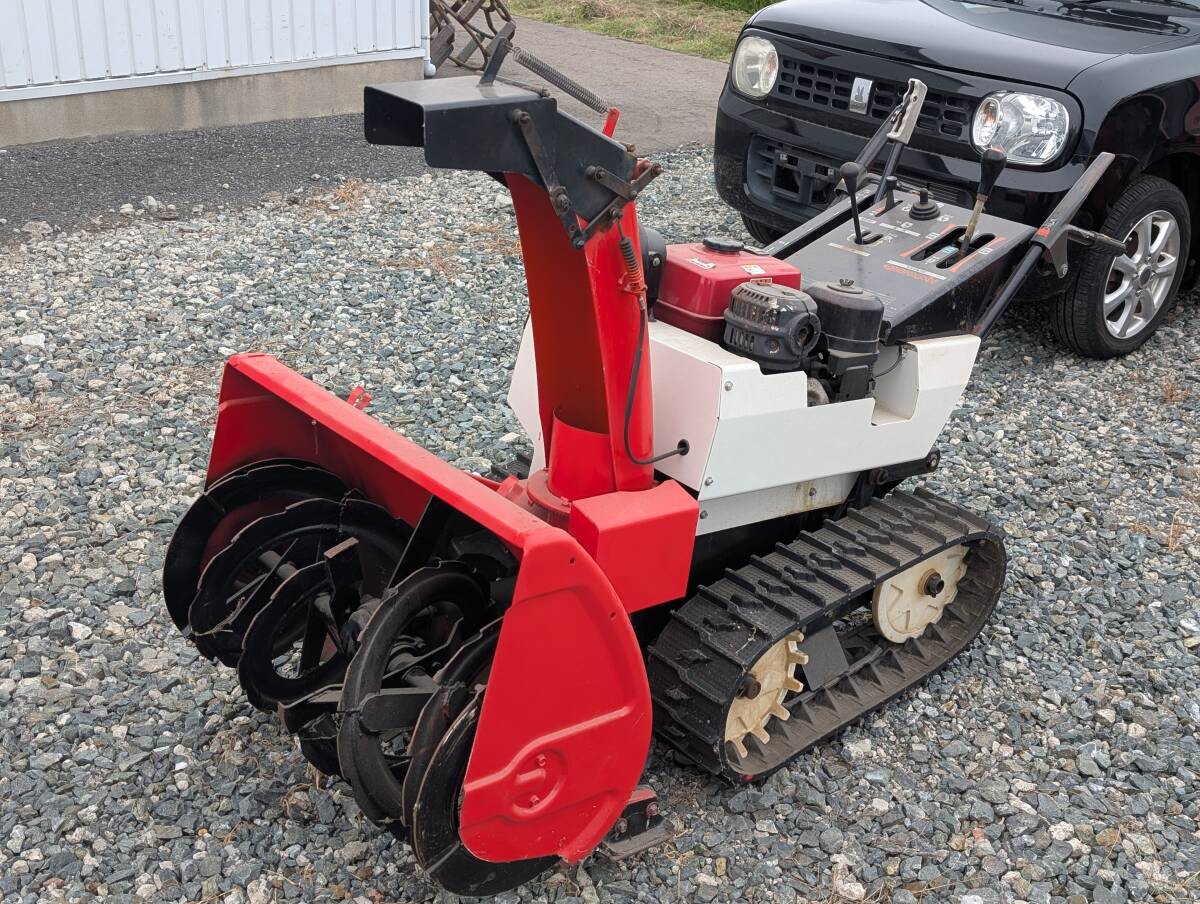 運搬車　クローラー　くろ助 中古】一輪クローラー運搬車 『くろ助』 足固定タイプ RKI-80 4DX
