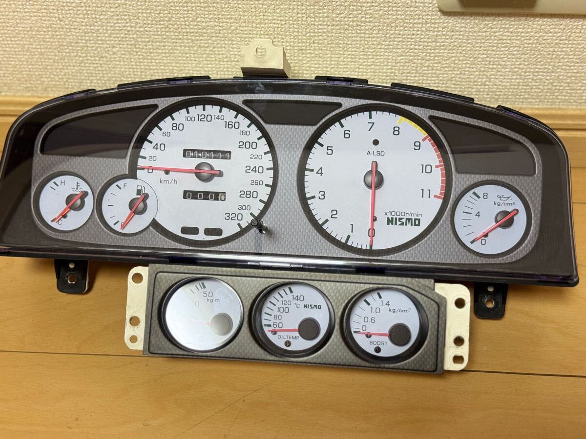 新品】60パイ3連メーターパネル・R33・GTR・BCNR33・ECR33：ラスト2個