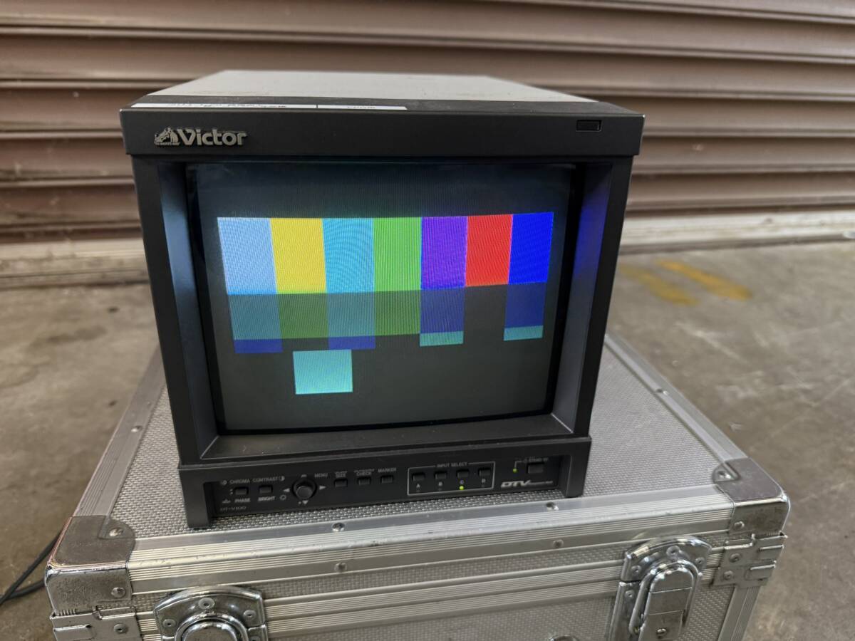 中古】 ブラウン管業務用10インチモニター2台セット/Victor TM
