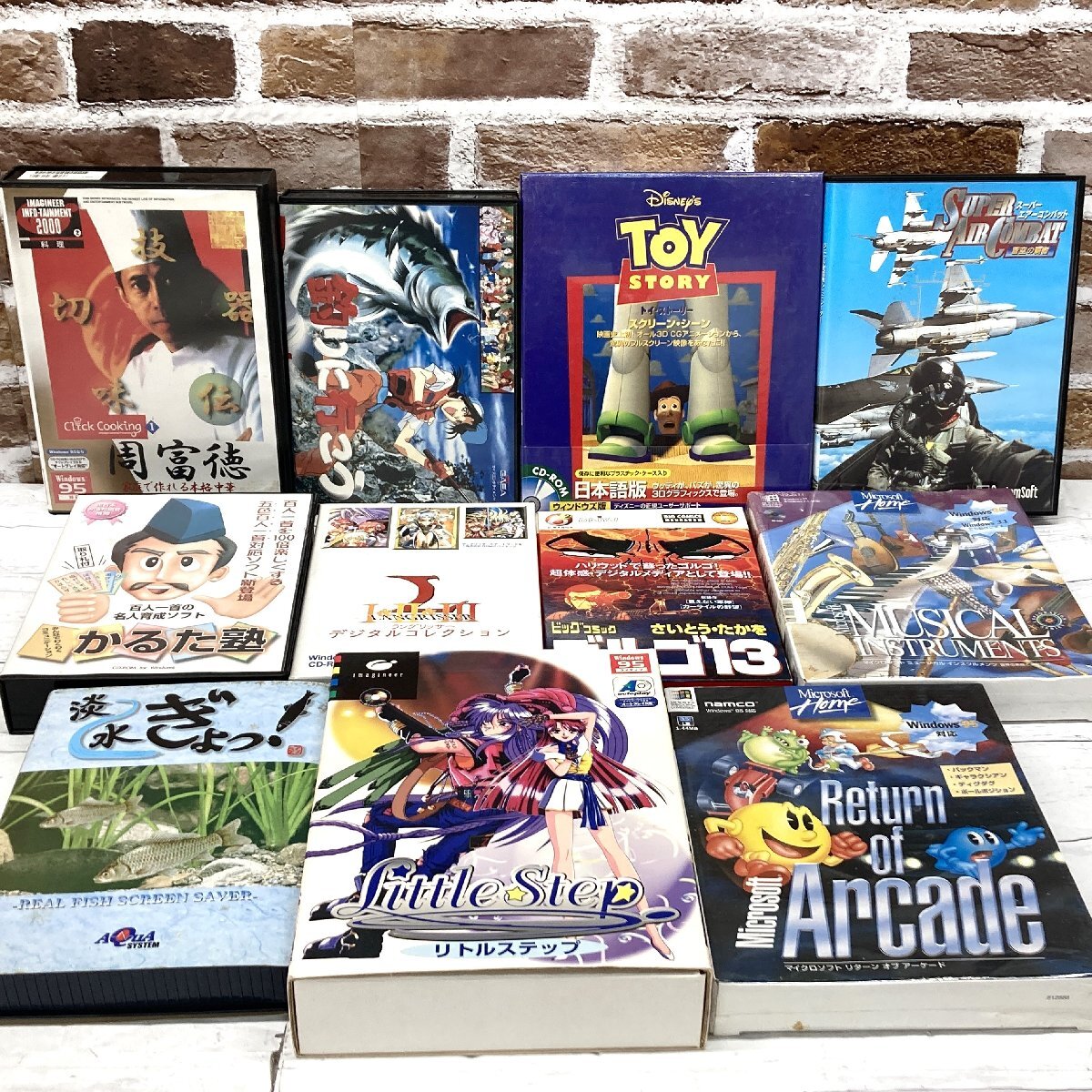 ジャンク品扱い】○Windows ゲームソフト Win 150 GAME+ (CD3枚) 限定