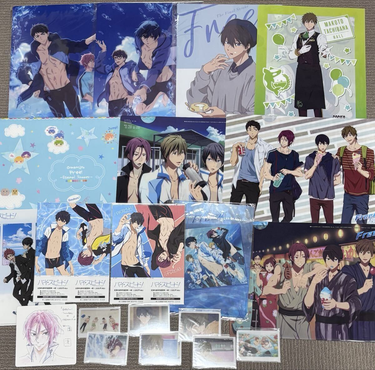 新品】Free! ハイスピード クリアファイル 5枚セット チラシおまけ