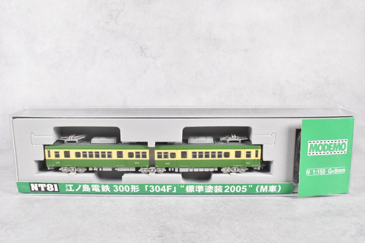モデモ NT135 江ノ島電鉄 300形 305F 標準塗装 M車 中古 美品 動作確認