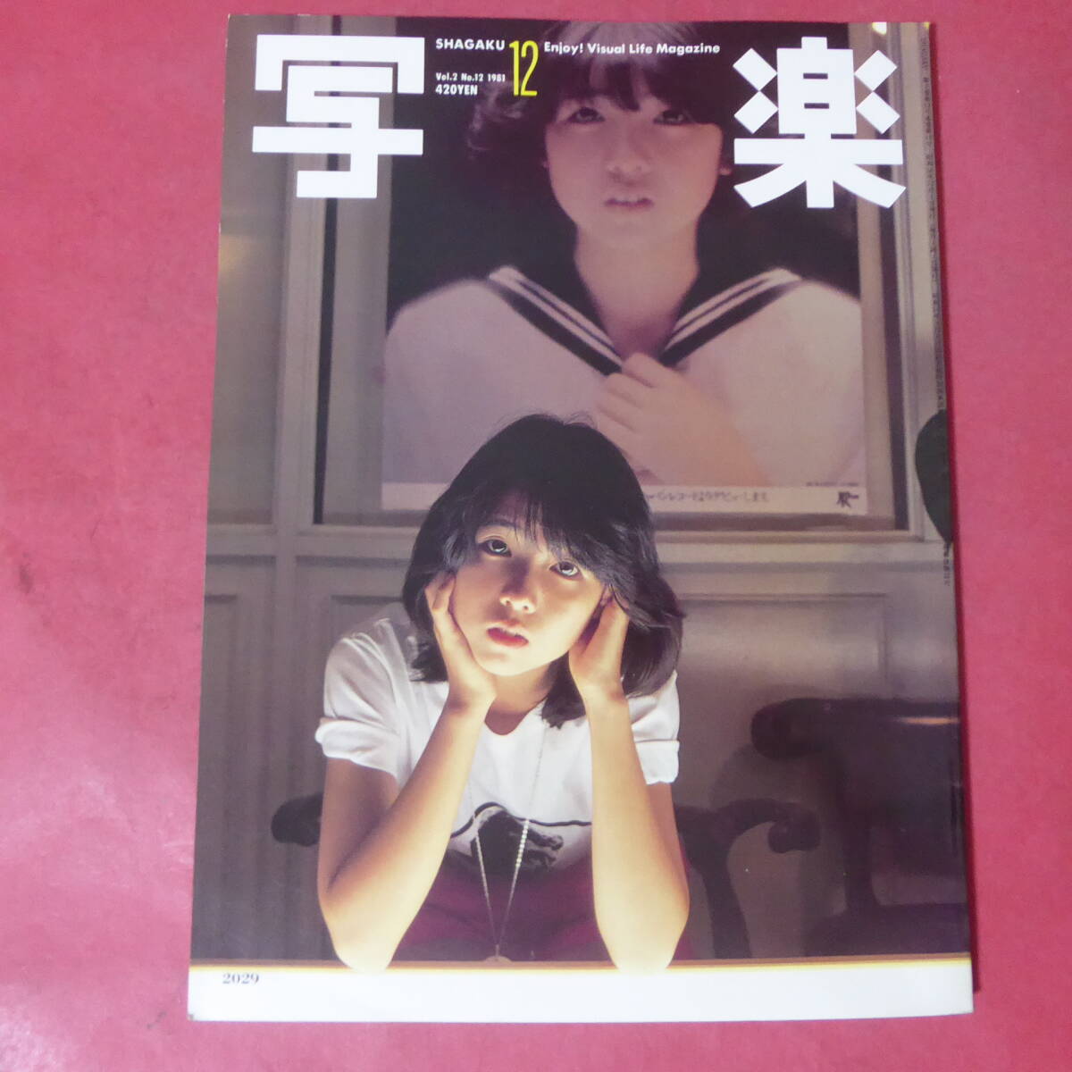 雑誌『写楽』1981年12月号/SHAGAKU/ポスター付き/田中美佐子ヌード
