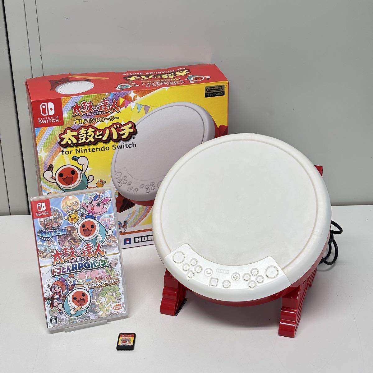 未使用】新品 ハウスバチ 太鼓の達人 旧筐体 純正 バチ 赤 部品の落札