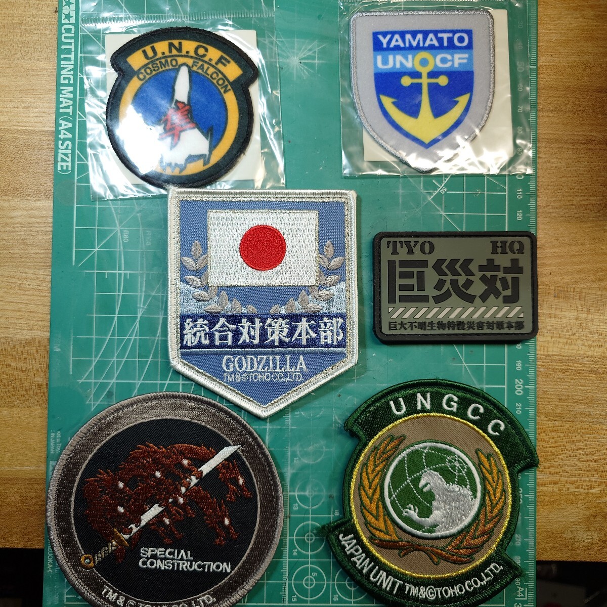 高校野球連盟 高野連 Fマーク・ワッペン 【使用品・ベルクロつき】の