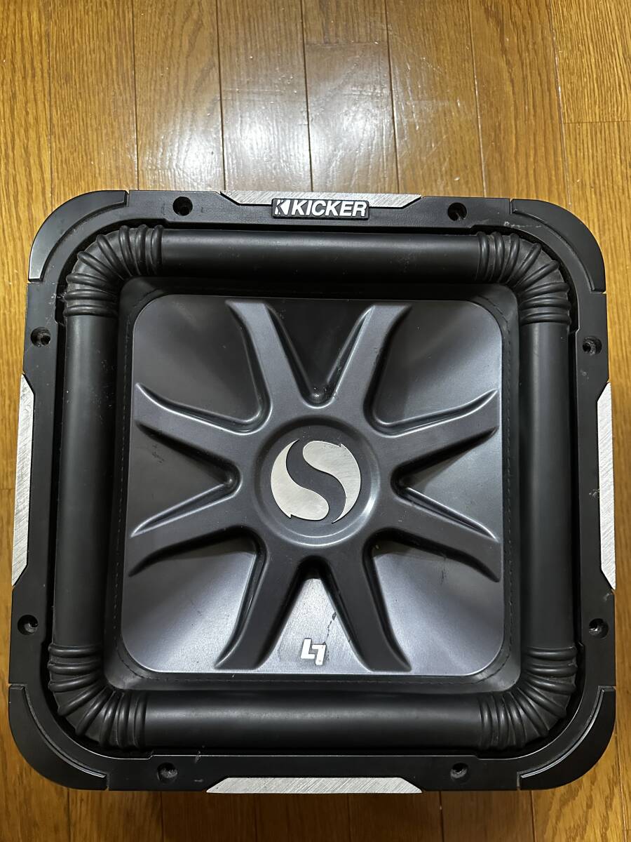 キッカー ソロバリック ウーファーボックス S15C？×2発 中古動作確認済