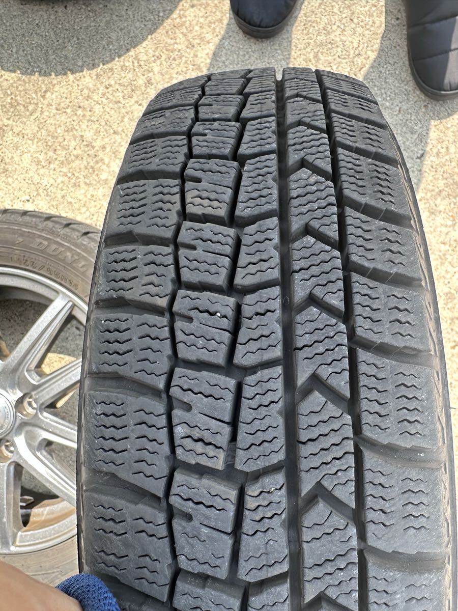 希少！ラリータイヤ スタッドレス 155/65R13 DUNLOP SPORT 56-R RALLY