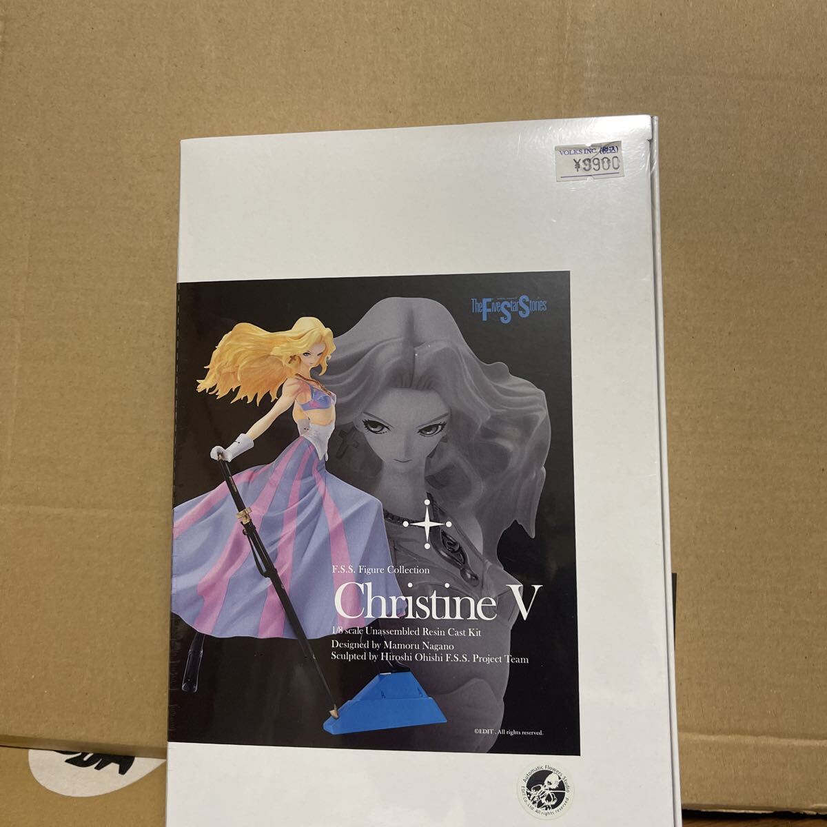 ボークス 1/8 クリスティン・V ガレージキット ファイブスター物語 FSS