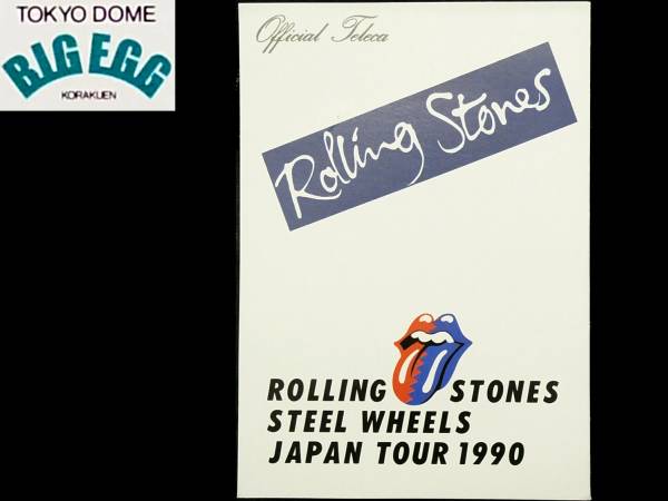 未使用】送料84円~新品Rolling Stones STEEL WHEELS JAPAN TOUR 1990