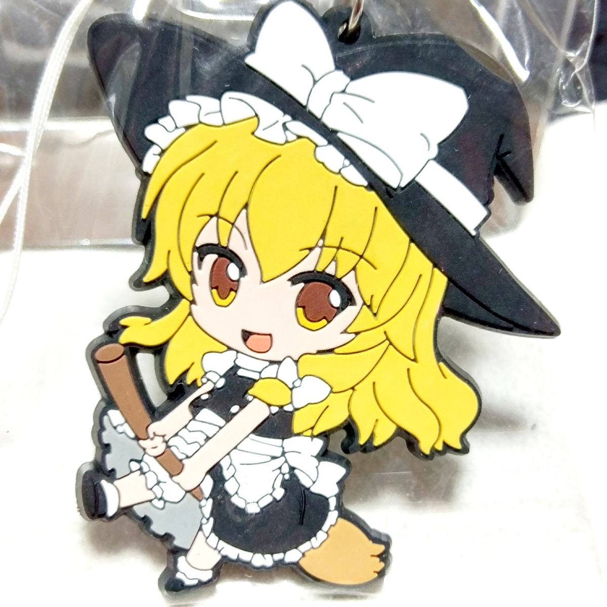 新品】東方project 霧雨魔理沙 ラバーストラップ ねんどろいどぷらす