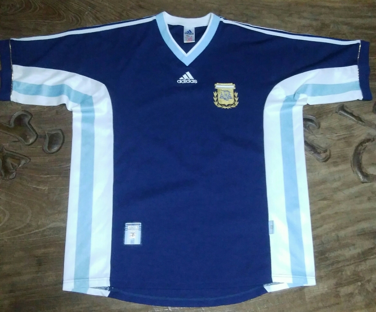 【正規品】1998年　アルゼンチン代表 1998年 フランス FIFAワールドカップ 日本代表VSアルゼンチン代表