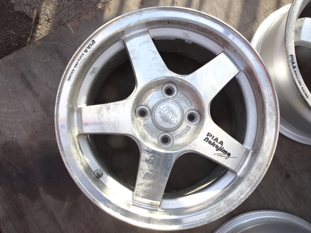 宮城発☆【希少!! レア♪】PIAA NAKAJIMA RACING アルミホイール 4本