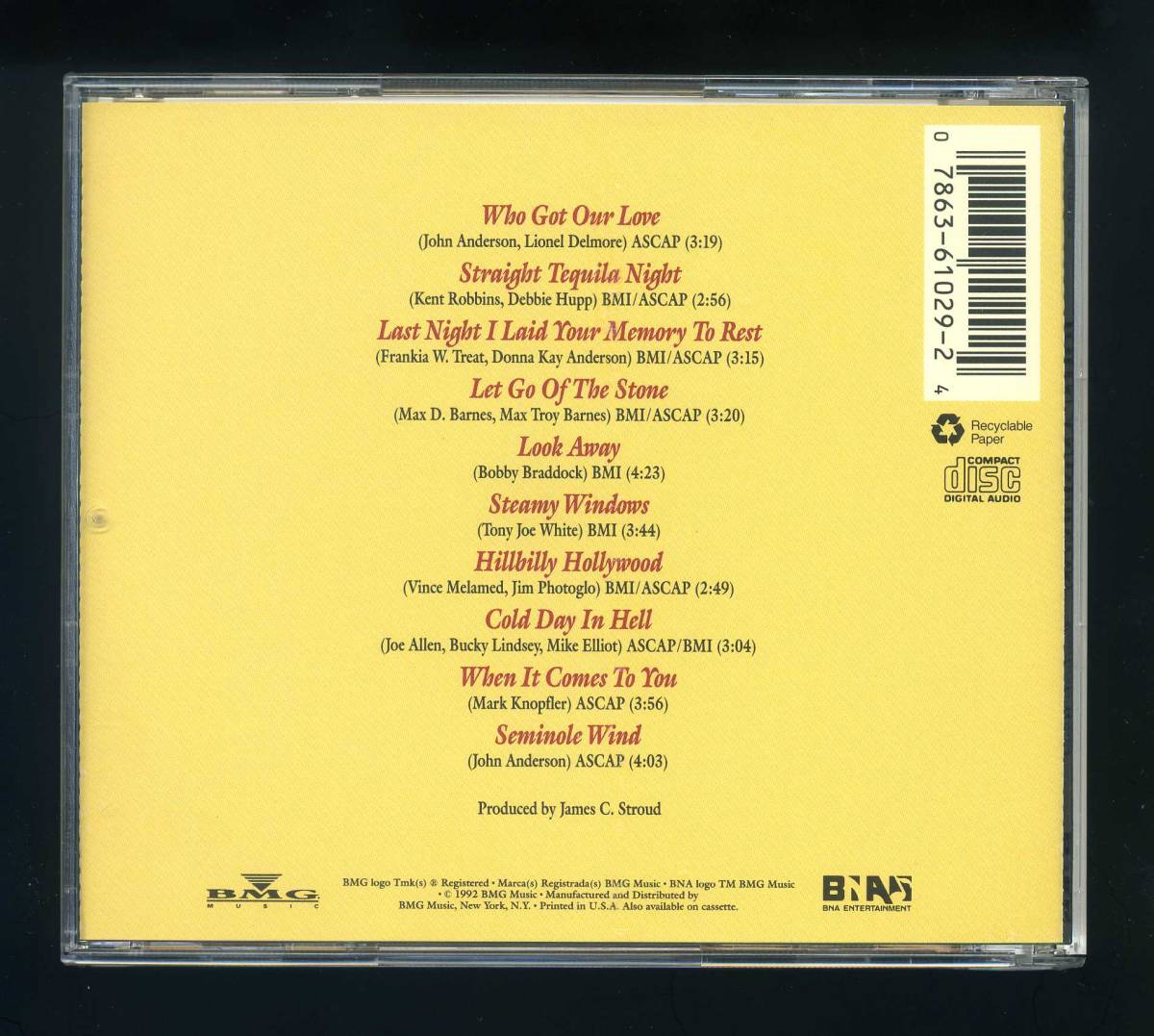 即決 ジョン アンダーソン John Anderson Seminole Wind の落札情報詳細 ヤフオク落札価格情報 オークフリー スマートフォン版