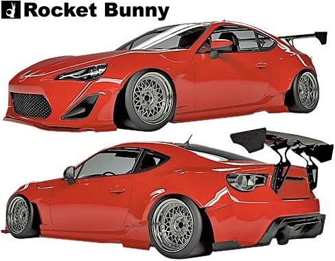 ZN6 86/ZC6 BRZ用 ロケットバニーv1 (未塗装品) 新品】【M's】トヨタ 86 / スバル BRZ (ZN6/ZC6) Rocket Bunny Ver.1