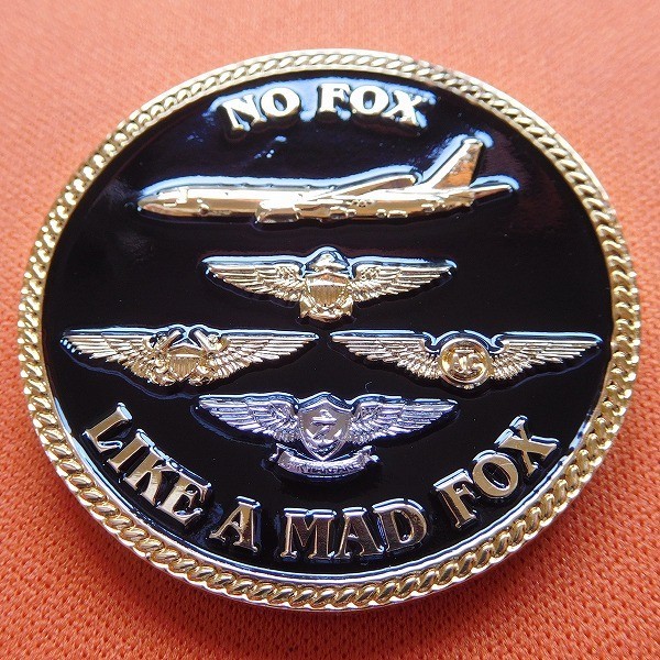 新品】☆ コイン メダル アメリカ海軍 VP-5 P-8A MAD FOXES Patron