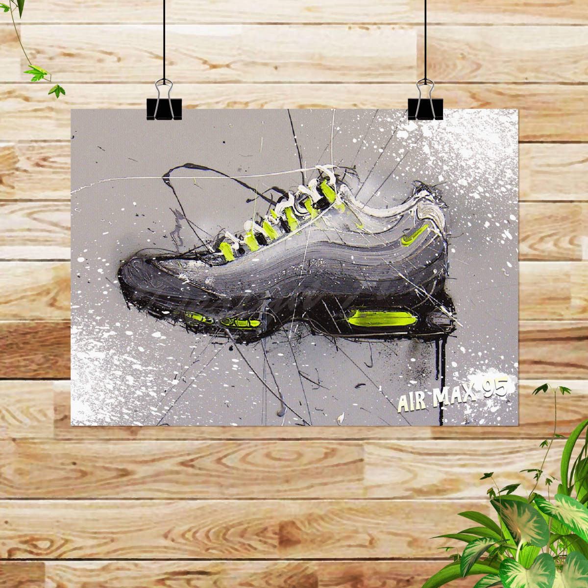 新品 094 ナイキ エアーマックス95 スニーカー インテリアアート アートポスター サイズ の落札情報詳細 ヤフオク落札価格情報 オークフリー スマートフォン版