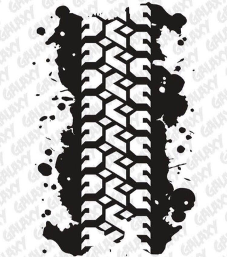 新品 タイヤ痕 オフロードタイヤ ステッカー 色変更ok 車 バイク トラック インテリア ヘルメット デカール 防水 四駆 4wd クロカン リフトup の落札情報詳細 ヤフオク落札価格情報 オークフリー スマートフォン版