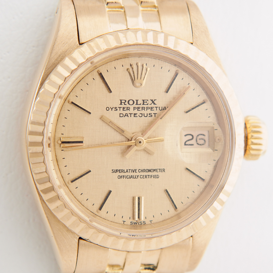 本物保証□極美品□ROLEX純正 デイトジャスト 希少「モザイク!」文字盤  