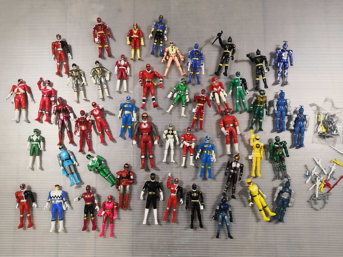 1990～2000年代 バンダイなど 特撮 戦隊ヒーロー 可動式 フィギュア