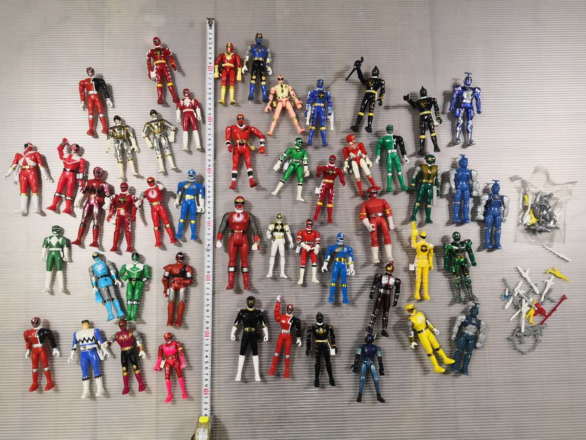 【まとめ売り】9点　レア　戦隊　ヒーロー　ソフビ　人形　他 戦隊ヒーロー ソフビまとめ売り - メルカリ