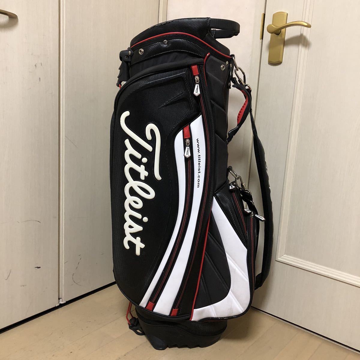 タイトリスト　スタンド式 キャディバッグ　CBS56-BK Titleist タイトリスト TITLEIST スタンドキャディバッグ CBS56