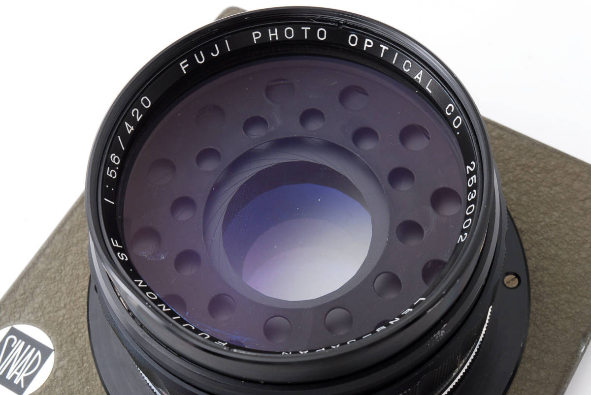 希少 FUJINON・SF 420mm f5.6 大判カメラレンズ フジノン 42cm sinnar