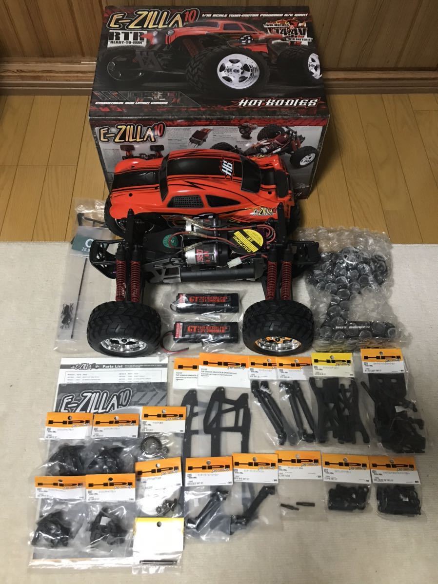 新品】新品未使用 HB52501 Eジーラ10RTR 新品未開封パーツ多数 希少