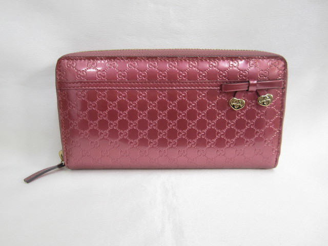 ◇マイクログッチ シマ GUCCI 長財布 307997・534563 ラウンド