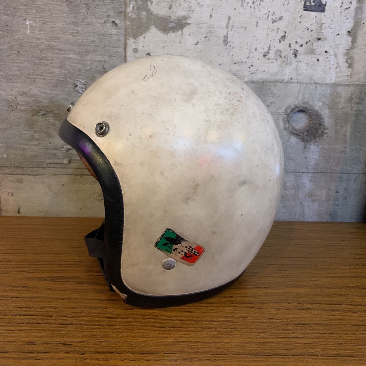 AGV ヴィンテージ ヘルメット 希少 madeinItaly チョッパー ハーレー