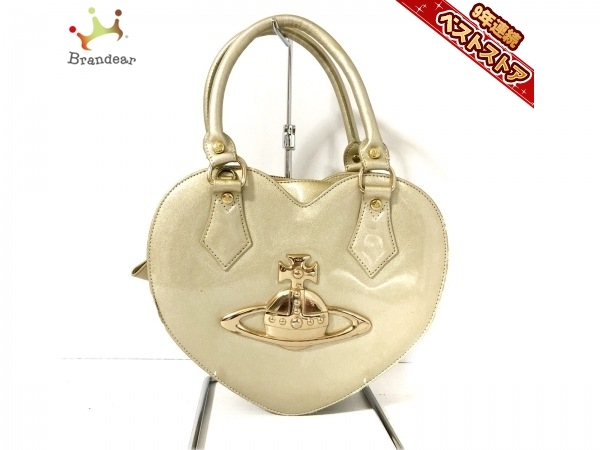 ヴィヴィアンウエストウッド Viviennewestwood ハンドバッグ Pvc 塩化ビニール ゴールド ハート バッグ の落札情報詳細 ヤフオク落札価格情報 オークフリー スマートフォン版