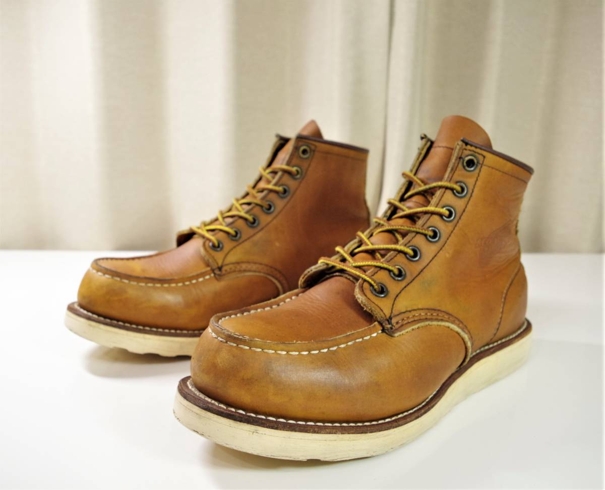 美品 定番 Redwing レッドウィング 875 アイリッシュセッター オロイジナル 黄茶 Us7 5d 25 5cm 75 の落札情報詳細 ヤフオク落札価格情報 オークフリー スマートフォン版